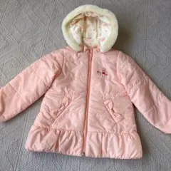 ミキハウス ホットビスケッツ 中綿アウター ピンク 110