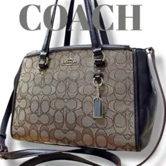 COACH コーチ 2way ハンド ショルダーバック シグネチャー 36905