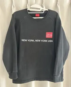 【Manhattan Portage】ブラックスウェット Mサイズ