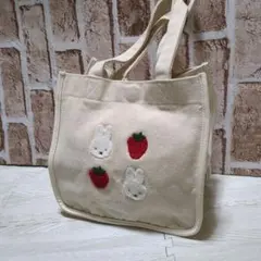 【未使用】ディック・ブルーナ　ミッフィー　いちご　トート　かばん　雑貨　グッズ