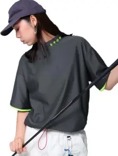 アンティカantiqua★アンティカgolfウェア★ハイネックシャツ★スミクロ★