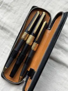 3本★パイロット14Kヴィンテージ万年筆　吸引式ワランテッド　カスタムグランディ 3本☆パイロット14Kヴィンテージ万年筆 吸引式ワランテッド