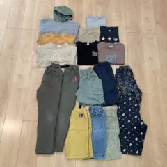 キッズ服 男の子オールシーズン17点セット 130cm