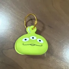 ディズニー　リトルグリーンメン　ストラップメモ帳