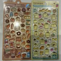 ボンボンドロップシール　ポムポムプリン　ほかほかドロップシール