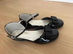 CIRCLE 黒 リボン付き フォーマルシューズ