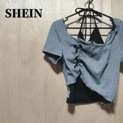４/27 SHEIN シングレー ショート スリーブ トップス 半袖 カットソーのサムネイル