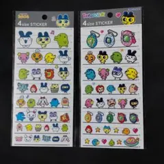 Tamagotchi 4サイズシール 2シートセット