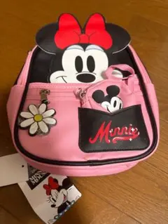 ミニーマウス 子供用ピンクリュック