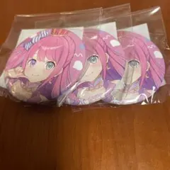 ホロライブ 3個まとめ売り　姫森ルーナ　ランダム缶バッジ