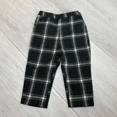 プティマイン チェック柄長ズボン 90cm 男の子