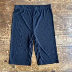 トップバリュー　パーフェクトフィット春夏用　黒ハーフスパッツのサムネイル