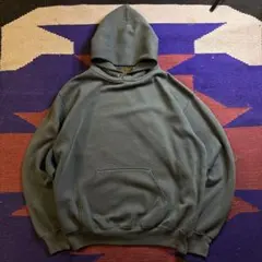 90s Eddie Bauer 黒金タグ パーカー フーディ グリーン