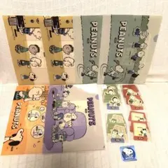 スヌーピー　クリアファイル　6枚　ステッカー11枚　ファミリーマート