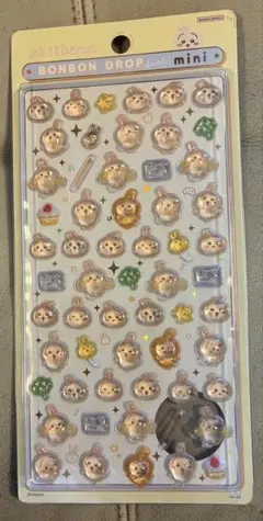 신작 치이카와 ボンボンドロップシール mini 우사기