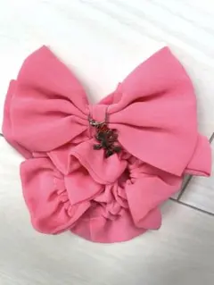 ディズニーリゾート ミニーちゃんの大きいリボンが特徴のシュシュです！