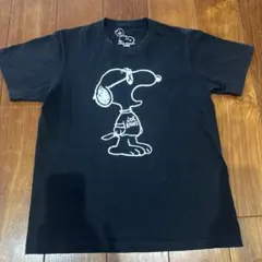 KAWS PEANUTS 半袖Tシャツ ブラック Ｌサイズ