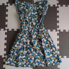 花柄 半袖ワンピース 140サイズ