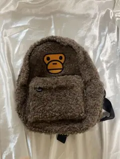 APEエイプーBABY MILO フリースリュック ブラウン - メルカリ