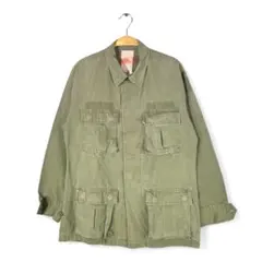 70s BDUジャケット フィールドジャケット ミリタリー 米軍実物 S相当