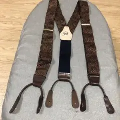 ブルックスブラザーズ ☆ サスペンダー Y型 ボタン式 ホワイト ブラック ブルックスブラザーズ ☆ サスペンダー Y型 ボタン式 ホワイト