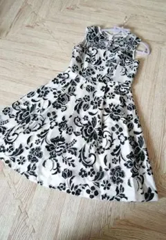 グレースコンチネンタル チュールフラワーワンピース38