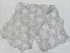 流行りの白✕シルバー花柄華やかレース帯揚げ