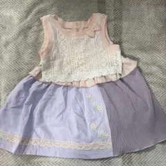 Souris ピンク ワンピース 80cm