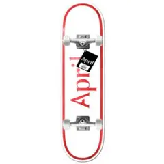 COMPLETE LOGO OG 【KIDS用】APRIL RED Aprilskateboards – SKATEBOARDS APRIL 7.5” スケートボード