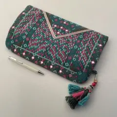 スターメラ　刺繍バッグ　ポーチのサムネイル