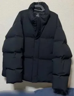 【美品】シームレスダウンジャケット　 ブラック 4XL