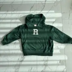 petit main グリーンパーカー 110サイズ