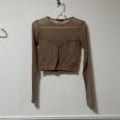 ZARA ザラ　シアーシャツ　トップス