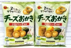ブルボン　チーズおかき　ジェノベーゼ風味　76g　計2袋