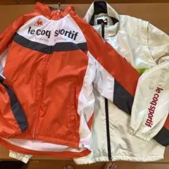 le coq sportif ジャケット オレンジ　ホワイト　2枚セット