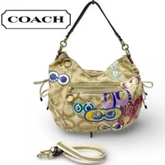 COACH poppy コーチ　ポピー 2way シグネチャー 希少