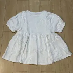 coca コカ　半袖　チュニック　Tシャツ　トップス　白　Mサイズ　レディース