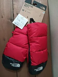 新品☆ノースフェイス ヌプシ キッズМ ミトン手袋　グローブ