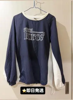 Dazy 長袖プルオーバー ネイビー×ホワイト XL