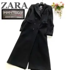 ZARA ザラ MANTECO マキシ丈 ロングコート ダブルブレスト イタリア