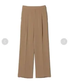 【タグ付新品】ESTNATIONエストネーション バックサテンジョーゼットパンツ