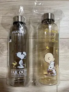 スヌーピー タイムマーカー付き　ウォーターボトル