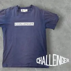 【美品】チャレンジャー/ BOXロゴ tシャツ長瀬智也 ネイビー