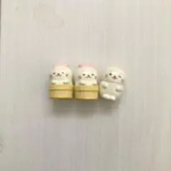 しろたん　バスボールの人形　マスコット　まとめ売り
