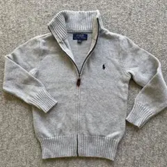 Polo Ralph Lauren グレー カーディガン 120/60