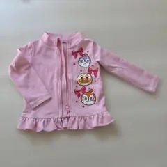 ピンク キャラクターラッシュガード 80cm