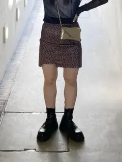 ヒョウ柄　スカート　shein