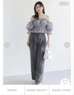 SNIDEL♡ギャザーオフショルブラウス