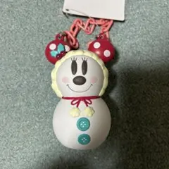 ディズニー　ミニスナックケース(雪だるまミニー)　クリスマス