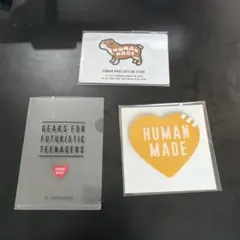 HUMAN MADE × Supreme ノベルティステッカー ファイルセット human made マグネット ノベルティ ヒューマンメイド シール ファイル
